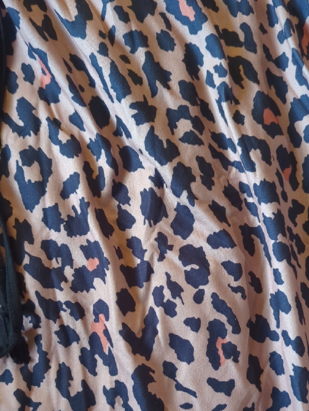 Women's Pink Leopard Print Maxi Skirt - Picture 2 of 3